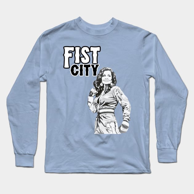 Loretta Lynn Fist City Long Sleeve T-Shirt by AppalachianBritches